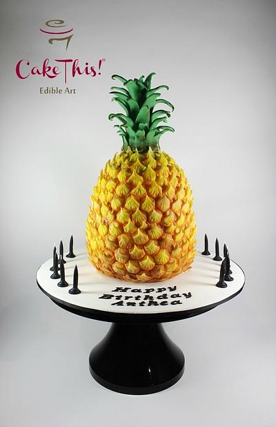 Pineapple Birthday Cake - Cake by Cake This