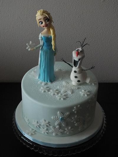 Frozen - Cake by Janeta Kullová