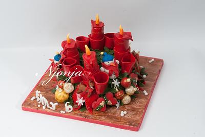 Sweet Christmas Wreath - Cake by Njonja
