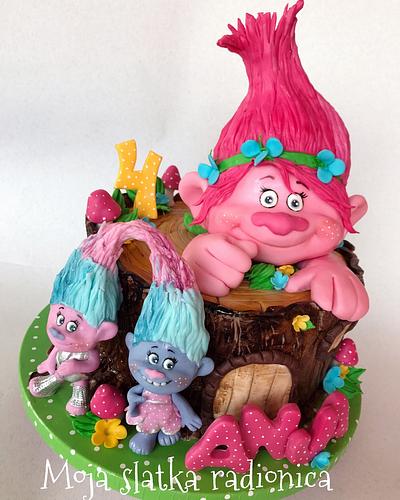 Trolls cake - Cake by Branka Vukcevic