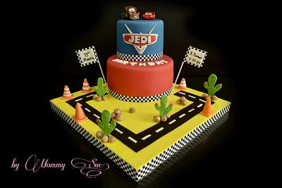 Cars Themed Cake - Cake by Mommy Sue