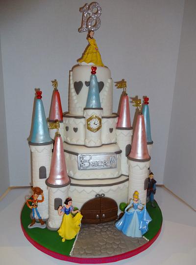 Princess Castle cake - Cake by Nanna Lyn Cakes
