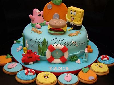 Sponge BOB - Cake by Fées Maison (AHMADI)