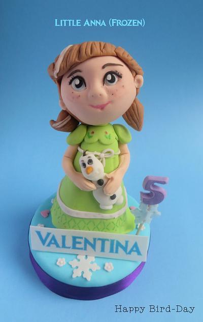 Little Anna (Frozen) - Cake by Happy Bird-Day BCN