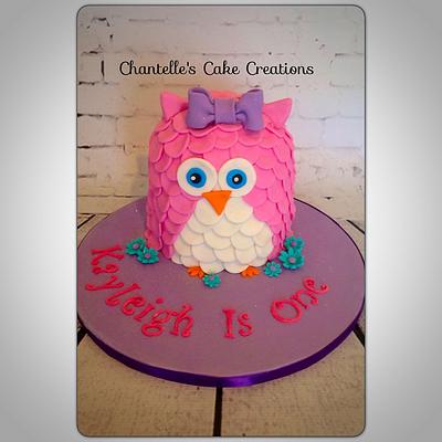 Look whooo is one! - Cake by Chantelle's Cake Creations