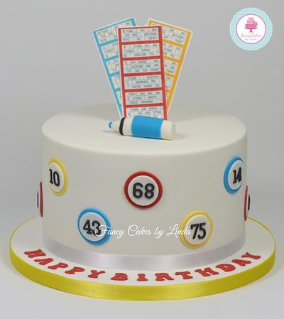 Bingo Themed Birthday Cake - Cake by Ceri Badham