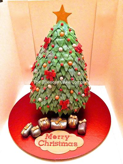 Festive Tree cake - Cake by The Billericay Cake Company