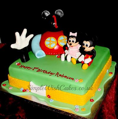 Mickey and Minni Clubhouse - Cake by Stef and Carla (Simple Wish Cakes)