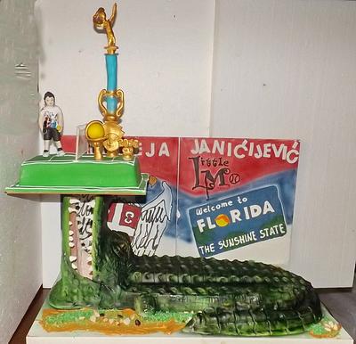 Florida Alligator/Little Mo Tennis Tournament - Cake by Katarina