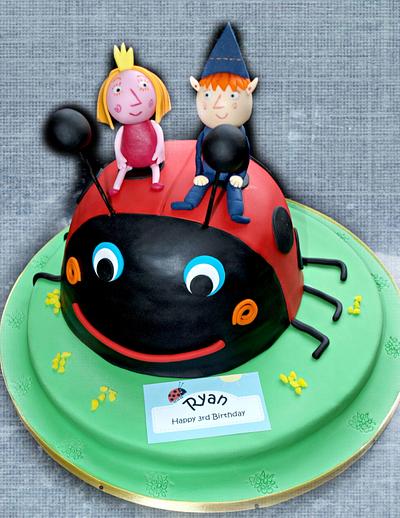 Ben And Holly's Little Kingdom - Gaston the Ladybird - Cake by Deb-beesdelights