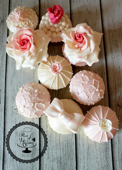 Shabby Chic Cupcakes - Cake by Slice of Heaven By Geethu