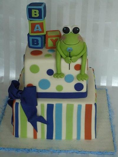 Baby Frog - Cake by Molly Steffens