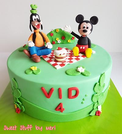 Mickey & Goofy - Cake by Meri