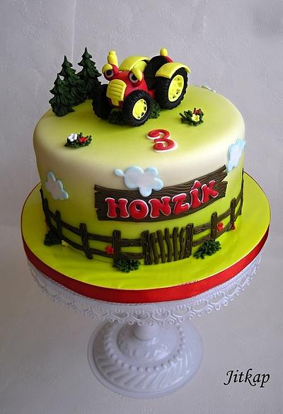Tractor Tom - Cake by Jitkap