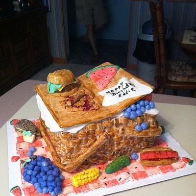 Picnic Basket Cake - Cake by Patty Cake's Cakes