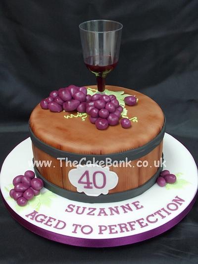 Wine Cake - Cake by The Cake Bank 