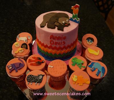 Brown Bear theme 1st birthday smash and character cupcakes - Cake by Sweet Scene Cakes
