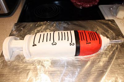 Big Shot Syringe Cake - Cake by Michelle