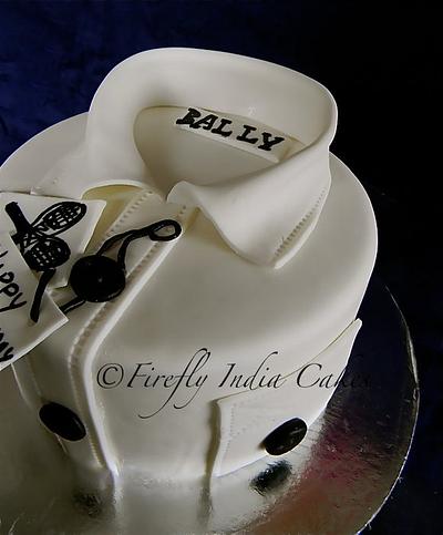 White Collar. - Cake by Firefly India by Pavani Kaur