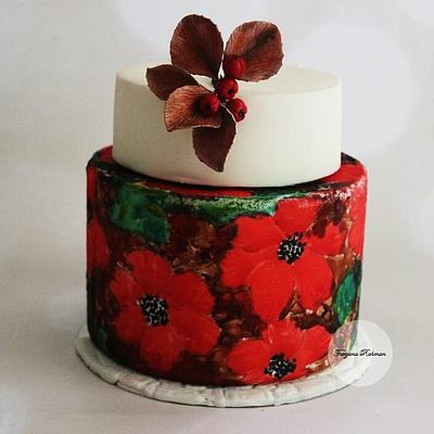 Painted cake - Cake by Farzana