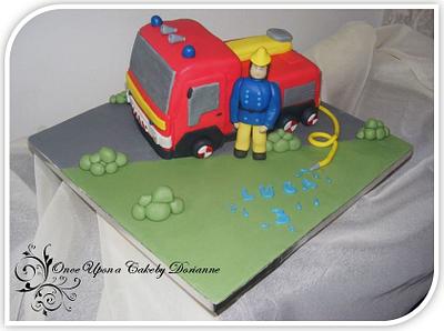 Fireman Sam to the Rescue  - Cake by Once Upon a Cake by Dorianne
