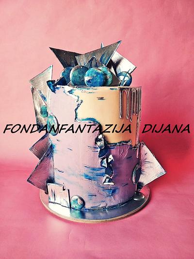 Drip cake  - Cake by Fondantfantasy