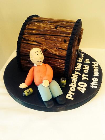 Beer barrel cake - Cake by Martina Kelly