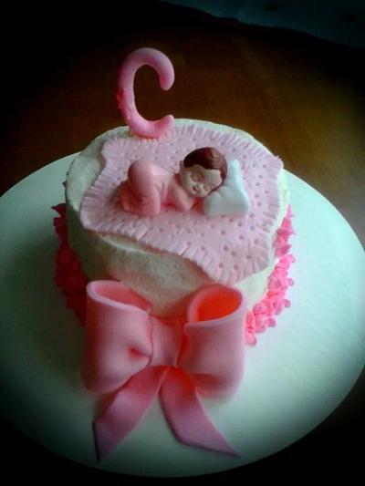 Sweet baby girl sleeping  - Cake by Jennifer 