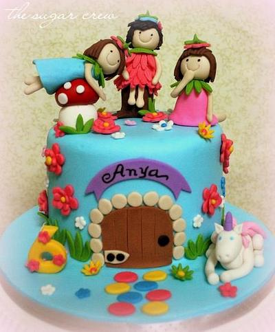 pixie fairies! - Cake by Tiffany Evangelista