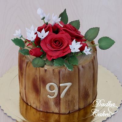 97th birthday - Cake by Dadka Cakes