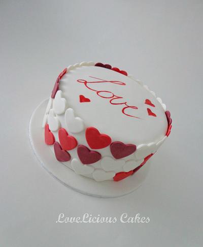 Valentine - Cake by loveliciouscakes