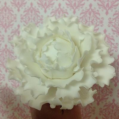  Closed Peony,Anemone and mini roses Sugar Flowers - Cake by SweetCreationsbyFlor