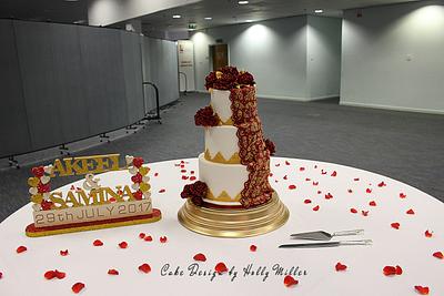 First Hindu wedding cake! - Cake by Holly Miller
