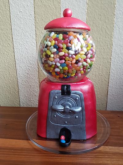 Jelly beans machine - Cake by ZuckerPuppe