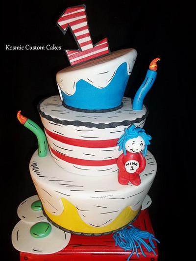 Dr. Seuss 4ft Tall - Cake by Kosmic Custom Cakes