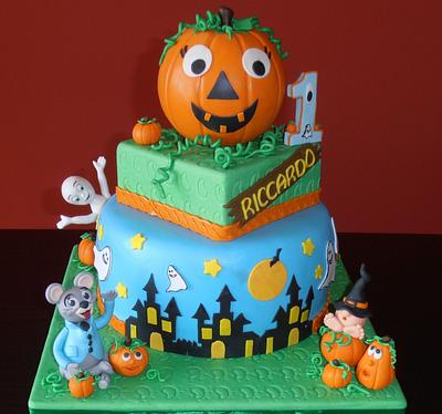 halloween-1° compleanno Riccardo - Cake by gina Mengarelli 