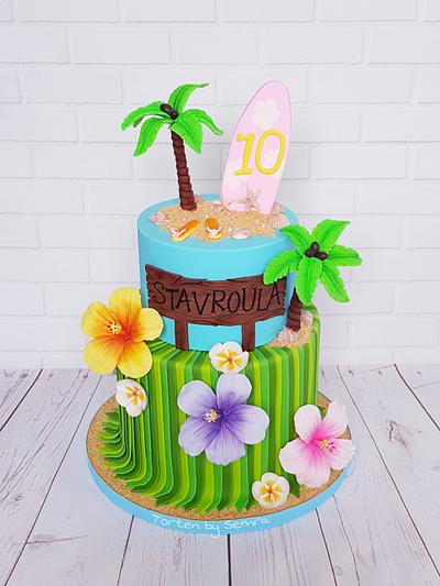 Tropical & Hawaii - Cake by TortenbySemra