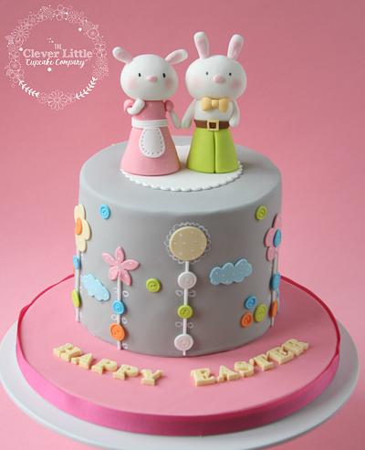 Little Easter Bunny Cake - Cake by Amanda’s Little Cake Boutique