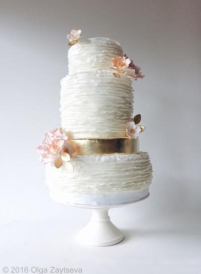 Romantic wedding cake - Cake by Olga Zaytseva 