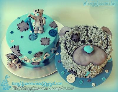 Tatty Teddy cake and smash cake - Cake by BunnyBlossom