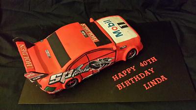 Holden racing car - Cake by Julie's Heavenly Cakes 