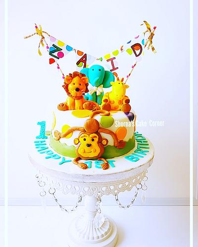 Jungle Themed Cake  - Cake by Shorna's Cake Corner