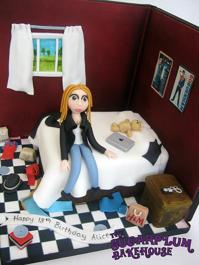 Alice's Messy Bedroom Cake! - Cake by Sam Harrison