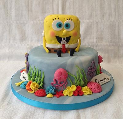 sponge bob :-) - Cake by Keeley Cakes