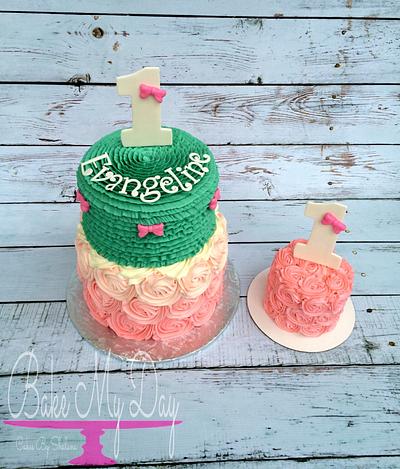 Chic buttercream - Cake by Bake My Day Acadiana