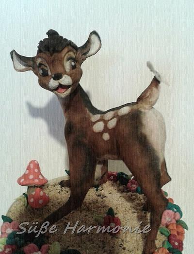 Bambi  - sweet girl's cake for the 1st birthday  - Cake by Süße Harmonie  