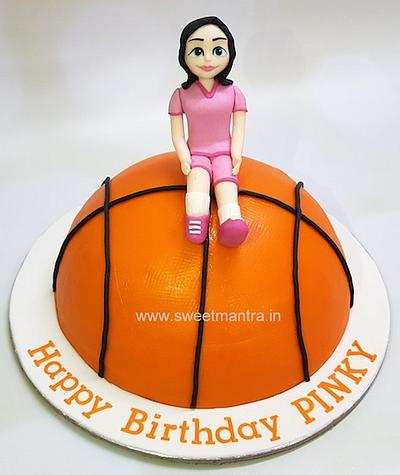 Basketball cake for sister - Cake by Sweet Mantra Homemade Customized Cakes Pune