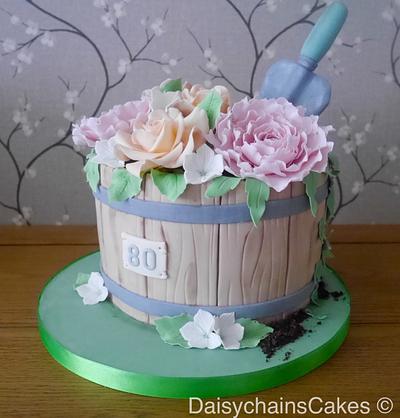 Flowerpot cake - Cake by Daisychain's Cakes