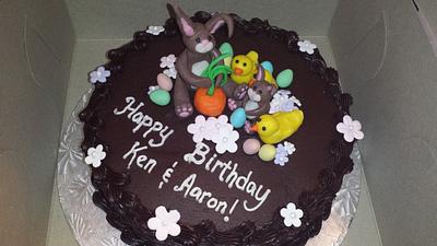 Bunny Birthday Cake - Cake by Cakes by J