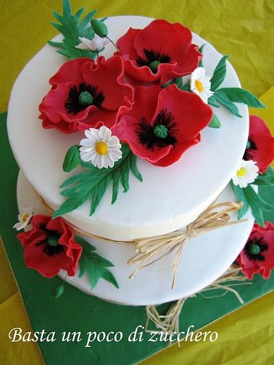 Torta papaveri - Cake by Basta1pocodizucchero
